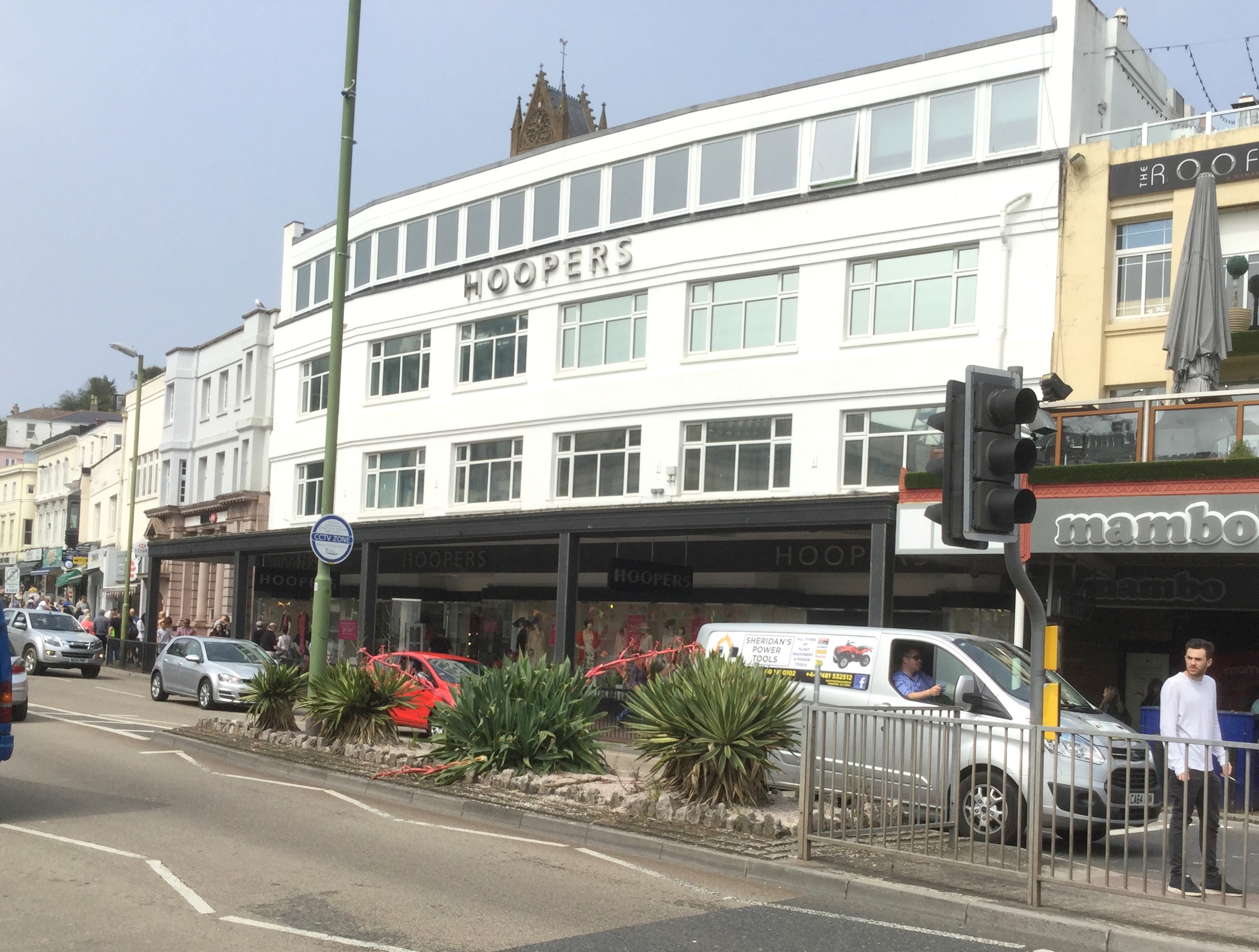 Hoopers Department Store on the harbourside of the south Devon town of Torquay