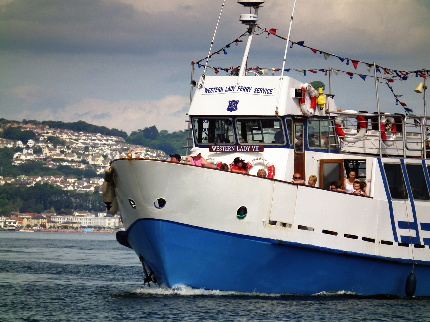 Passenger ferry services across Torbay linking the English Riviera towns - a great way for people on short breaks to travel in the spring,summer and autumn